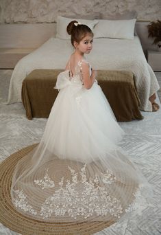 GET READY FOR WEDDING SEASON 2024✨ Buy 2 & more dresses and save 20%🎁delivery 3-4 days only! Beautiful Baby Flower girl dress with shiny lace and amazing puffy skirt! Process time: 1-2 working days Delivery time: 2-4 working days  Also offer express overnight delivery https://www.etsy.com/listing/1298332912/express-delivery?click_key=eb8207bd8376c2fa762384c4d5701f79c6bcbc77%3A1298332912&click_sum=63123b47&ga_search_query=express&ref=shop_items_search_1&frs=1 Age 1.5 Height 86cm/34in Chest 51cm/20in Waist 51cm/20in Hips 51cm/20in Age 2 Height 92cm/36.3in Chest 53cm/21in Waist 52cm/20.5in Hips 54cm/21.3in Age 3 Height 98cm/38.6in Chest 55cm/21.7in Waist 53cm/ 21in Hips 57cm/22.5in Age 4 Height 104cm/41in Chest 57cm/22.5in Waist 54cm/21.3in Hips 60cm/23.7in Age 5 Height 110cm/43.3in Chest 59 Baby Flower Girl Dress, Ivory Girls Dress, Ivory Flower Girl Dress, Girls Ball Gown, Dress With Train, First Birthday Dresses, Puffy Skirt, Dress Tutu