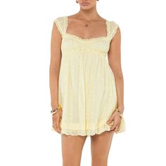 PRICES MAY VARY. Women Summer Sleeveless Dress Floral Embroidery Loose Party A-line Dress for Beach Club StreetwearFeaturesFloral embroidery, ruffled shoulder straps, backless, large hem, loose summer sleeveless dresses, casual party A-line dresses, easy to show your charming curves, keep you comfortable all day long.Suitable for casual, club, holiday, outdoor, party, beach, vacation, work, everyday life, dating.Size(cm)/(inch)S Length: 82 / 32.28 Bust: 83 / 32.68 Waist: 66 / 25.98M Length: 83 / 32.68 Bust: 87 / 34.25 Waist: 70 / 27.56L Length: 84 / 33.07 Bust: 93 / 36.61 Waist: 76 / 29.92XL Length: 84 / 33.07 Bust: 99 / 38.98 Waist: 82 / 32.28SpecificationMaterial: Cotton BlendStyle: FashionGender: WomenSeason: SummerSleeve: SleevelessPattern: Floral EmbroiderySize: S, M, L, XLColor: Whit Dress For Beach, Club Streetwear, Dirndl Outfit, Brunch Dress, Mini Robes, Mini Dresses For Women, Lace Ruffle, Beach Dresses, Babydoll Dress