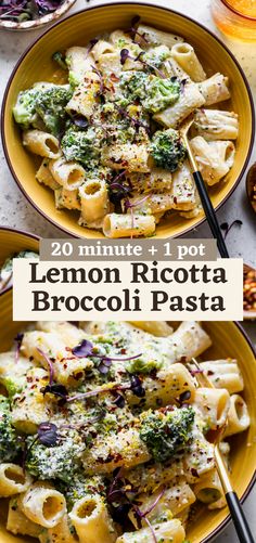 20 Minute Lemon Ricotta Pasta with Broccoli Lemon Ricotta Pasta, Pasta With Broccoli, Ricotta Pasta, Broccoli Pasta, Lemon Ricotta, Pasta Dinners, Pasta Dinner Recipes, Parmesan Cheese, Vegetarian Dishes