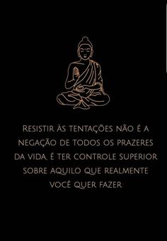 an image of a buddha statue with the words restir as tenacs nao e