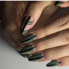 Geometric Nails Almond, Simple Witchy Nails Almond, Drizzle Nails, Nail Sunny, Geometric Nail, Hair Done, Almond Acrylic Nails