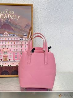 Bird in Bag - Elegant Evening Bag for Women's Formal Occasions Pink Shoulder Bucket Bag For Shopping, Pink Bucket Satchel With Top Carry Handle, Pink Handheld Bag For On-the-go, Spring Bucket Bags For On-the-go, Pink Casual Satchel For Shopping, Casual Pink Satchel For Shopping, Pink Handheld Casual Bag, Pink Bucket Bag For Daily Use, Pink Bucket Bag With Detachable Handle For Shopping