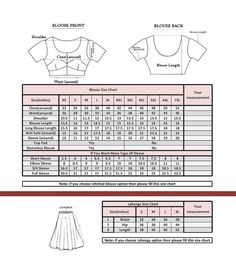 Blouse Size Chart, Textile Pattern Design, Wedding Function, Arm Sleeve, Blouse Length, Textile Patterns, Long Blouse, Lehenga Choli, Sewing Clothes