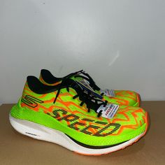 Never Worn No Odor, No Flaws Packaged With Care Volt Green And Orange Does Not Come With Original Box Dm Serious Offers, Inquiries (No Lowball Offer Please) Guaranteed Same Day Shipping (If Mailing Services Are Open) Fade-resistant Yellow Running Shoes For Sports, Neon Yellow Low-top Running Shoes For Sports, Orange Low-top Trail Running Shoes With Cushioned Footbed, Orange Fade-resistant Running Shoes, Multicolor Non-slip Synthetic Running Shoes, Shoes Skechers, Skechers Shoes, Green Orange, Green And Orange