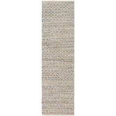 the runner rug in grey and blue tones