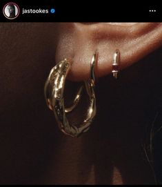 Asymmetrical Balance, Double Hoop Earrings, Jasmine Tookes, Pamela Love, Jewelry Lookbook, Girls Rock, Jewelry Inspo, Recycled Sterling Silver, Divine Feminine