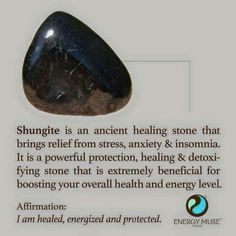 Shungite Energy Muse, Ancient Healing, Minerals And Gemstones, Rocks And Gems