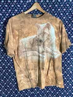 Vintage Mountains NWF wolf T-shirt  Adult size large  See pictures for condition of shirt Graphic Tee With Wolf Design, Short Sleeve, Graphic Tee With Wolf Design Short Sleeve, Wolf Design Graphic Tee With Short Sleeves, Wolf T Shirt, See Pictures, Gender Neutral, Bathing Beauties, Ford, Adult Outfits