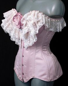 Expectation Overbust Corset - Etsy Cute Corset, Romantic Nights, Overbust Corset, Lace Decor, Three Layer, Belle Epoque