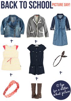 Picture Day outfits for girls! The post also has tons of great tips for surviving picture day. Hailey Outfits, School Picture Outfits, School Picture Day Outfit, Picture Day Outfit Highschool, Picture Day Outfit, School Picture Day, Picture Day Outfits, School Picture, Outfits Baggy