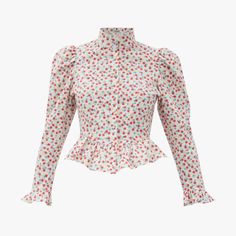 Micro Print, Floral Trends, Print Trends, Cotton Blouse, Wool Plaid, Cotton Blouses, Wool Jacket, Kate Middleton, Cashmere Sweaters