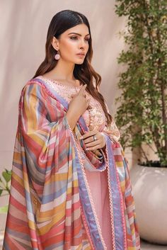 EMB Cambric Front Center Panel EMB Cambric Front Left & Right Panel EMB Front & back Lace Dyed Cambric Back & Sleeves EMB Back Motif EMB Sleeves Motif EMB Sleeves Lace Printed Silk Dupatta Cambric Trouser Summer Lawn, Fashion Consultant, Fashion Online Shop