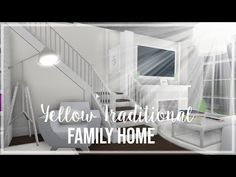 the yellow traditional family home is featured in this video