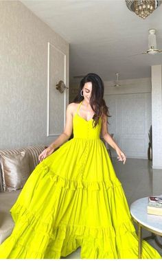 One Piece Frock, Long Tiered Dress, Long Frock Designs, Latest Model Blouse Designs, Cute Short Dresses, Bollywood Outfits