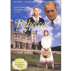 the poster for rebeca, starring in an old - fashioned television series with two people