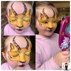 Rhino Face Paint, Animal Face Paintings, Fair Face, Kids Face Paint, Fun Fair, Face Painting Designs, Fantasy Makeup, African Animals, Animal Faces