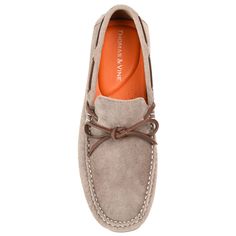 The Sadler loafer by Thomas & Vine is versatile as it is comfortable. This slip-on moccasin style is crafted with genuine suede and supportive 8 mm Tru Comfort Foam footbed. A moc-toe leather tie and modern EVA outsole complete this sleek but easy look. At Thomas & Vine we've aimed to offer well-made authentic leather shoes that strike a winning balance between sophistication and attainable pricing. Suede Slip-on Boat Shoes With Suede Lining, Suede Slip-on Moccasins With Cushioned Footbed, Slip-on Suede Moccasins With Cushioned Footbed, Fall Suede Moccasins With Cushioned Footbed, Brown Suede Boat Shoes With Suede Lining, Brown Suede Slip-on Boat Shoes, Comfortable Suede Plain Toe Loafers, Suede Moccasins With Cushioned Footbed, Comfortable Suede Loafers With Plain Toe