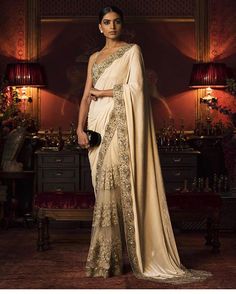 Gorgeous beige Saree To purchase this product mail us at houseof2@live.com  or whatsapp us on +919833411702 for further detail #sari #saree #sarees #sareeday #sareelove #sequin #silver #traditional #ThePhotoDiary #traditionalwear #india #indian #instagood #indianwear #indooutfits #lacenet #fashion #fashion #fashionblogger #print #houseof2 #indianbride #indianwedding #indianfashion #bride #indianfashionblogger #indianstyle #indianfashion #banarasi #banarasisaree Party Wear Lehenga, Bridal Lehenga Choli, Desi Wedding, Saree Dress, Indian Attire