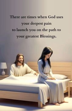 there are times when god uses your deepest pain to launch you on the path to your greatest blessing