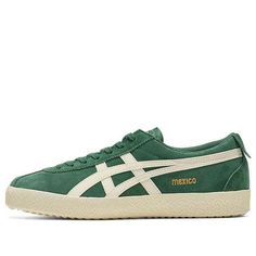 Tennis Design, Retro Tennis, Limited Edition Sneakers, Green Sneakers, Onitsuka Tiger, Tiger Stripes, Swag Shoes, Sneaker Games, Green Suede