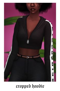 Black Maxis Match Cc, Sims 4 Cc Baddie Clothes Maxis Match, Sims 4 Cc Zip Up Hoodie, Maxis Match Cc Clothes, Sims 4 Cc Hoodie Female, Sims 4 Hoodie Maxis Match, Sims 4 Cc Female Oversized Hoodie, Sims 4 Hoodie, Sims 4 Cc Cropped Hoodie