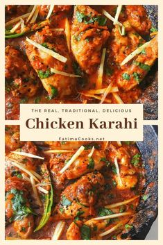 chicken karashi with parmesan cheese on top and the title reads, the real traditional delicious chicken karashi