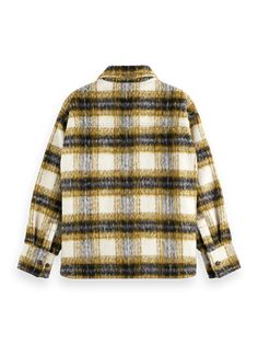 Meet your new favorite go-to, the Brushed Check Wool Shirt Jacket. Ideal for layering or wearing on its own, it's the perfect blend of shirt meets jacket, making everyday styling a breeze. 50% Polyester, 30% Wool, 10% Other, 10% Acrylic 100% Cotton Special - Dry-Clean Only Imported Trendy Fall Outerwear For Casual Gatherings, Oversized Fall Shirt For Layering, Oversized Shirt For Fall Layering, Oversized Shirt For Layering In Fall, Collared Shirt For Layering In Fall, Casual Shirt For Winter Layering, Trendy Fall Shirt With Lapel Collar, Casual Button-up Shacket For Layering, Trendy Shirt For Casual Fall Events