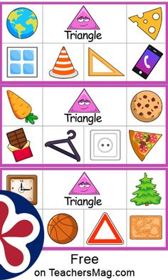 a printable worksheet for kids to practice shapes and numbers in the classroom