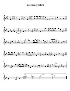 Pure Imagination - Trumpet Toxic Clarinet Sheet Music, Beginner Trumpet Sheet Music, Trumpet Jazz Sheet Music, Piccolo Sheet Music