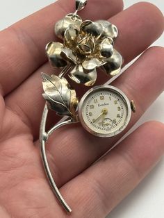 3.5 x1.5 in Swiss Watch, Swiss Watches, Vintage Signs, Floral Motif, Pendant Necklaces, Jewelry Necklace Pendant, Jewelry Necklaces, Necklaces, Ships