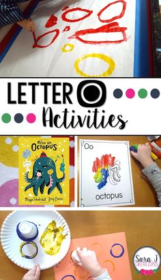 the letter o activities are fun for kids to do with their hands and feet, while they