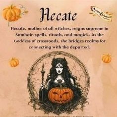 Samhain Traditions, Goddess Magick, Hecate Goddess, Witch Rituals, Witch Quotes, The Cauldron