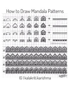 how to draw handmade patterns