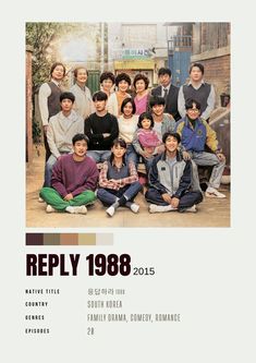 a group of people are posing for a photo in front of a building with the words reply 1908 written on it