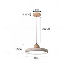 an image of a light fixture with measurements for the size and width on white background