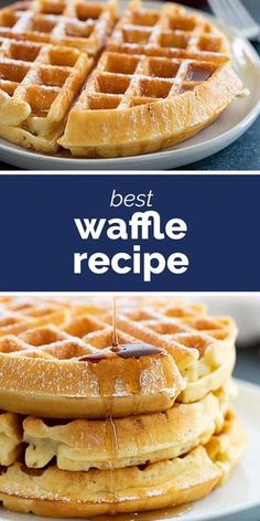 the best waffle recipe is made with only three ingredients and it's ready to be eaten