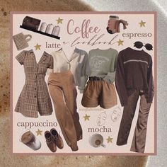 Thrift Inspiration, Leo Aesthetic, Coffee Type, Aesthetic Stuff, Fit Board Workouts, Student Fashion, Themed Outfits