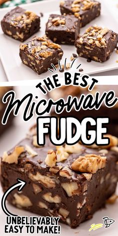 the best microwave fudge is made with chocolate and nuts