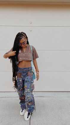 Stacked Jeans, Fashion 90s, Tomboy Style Outfits, 2000s Fashion Outfits, Streetwear Fashion Women, Cute Swag Outfits, Tomboy Fashion, Baddie Outfits Casual