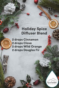 Dehydrated Gifts, Christmas Essential Oil Blends, Citrus Christmas, Essential Oil Combos, Essential Oils Focus, Doterra Recipes, Best Essential Oil Diffuser