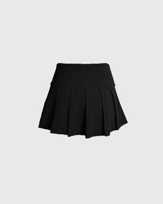 Turn heads when you show up and show out in this Zoey Pleated Mini Skirt. This flirty A-line mini skirt features a belted detail, a side zipper, and built in shorts. It's versatile and easy to style with any of your favorite tops. Style it up for your next night out! More Details: - Fits true to size for most - Does stretch - Side zipper - Mini skirt - Color: Black - 63% Polyester 34% Rayon 3% Spandex - Color may vary due to the lighting - Model is wearing a size small Black Mini Tennis Skirt With Built-in Shorts, Trendy Black Mini Skirt With Built-in Shorts, Trendy Solid Short Length Tennis Skirt, Trendy Solid Color Short Tennis Skirt, Black Pleated Short Tennis Skirt, Black Pleated Skort Short Length, Black Mini Skirt Skort, Pleated Short Mini Skirt, Chic Black Short Swim Skirt