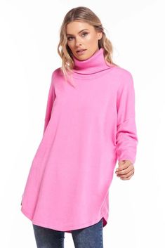 #ad Great Shopping Betty Basics Fleur Knit Jumper in Candy Pink, Fashion Women's Sweaters Long Sleeve Summer Dress, Maxi Dress Winter, Linen Loungewear, Roll Neck Jumpers, Pink Collar, Sleeveless Dress Summer, Candy Pink, Women's Sweaters, Roll Neck