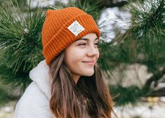 Become a friend of nature and get cozy with this knit Beanie, perfect for your next hike.Burnt Orange Unisex knit beanie with sewn on woven label. Beanie Photography, Black Friends, Bear Hat, Slouchy Hat, Woven Label, Waxed Canvas, Wild Hearts, Winter Knits, Getting Cozy