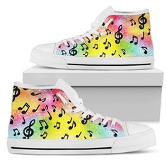 Cosmic Music Shoes Paint Shoes, White High Top Shoes, Music Shoes, Painted Converse, Painted Vans, Diy Sneakers, Diy Shoe, Bowling Shoes, White High Tops