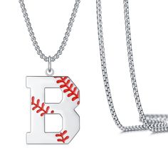 PRICES MAY VARY. Baseball Gifts:This Baseball jewelry is the perfect gift for Teen boys,Men,friends, Dad, father, boyfriends,sons,Coach,Team and baseball lovers.Baseball Gifts Perfect for Birthday, father's day,Valentine's Day, back to school ,Christmas, father's day, Baseball Game. Baseball Initial Letter Necklace:This boys baseball alphabet necklace contains 26 letters, each letter has a different meaning,men can choose the special letter,Choose your Initial letter, or give this baseball gift Baseball Gifts For Boyfriend, Gifts For Little Brother, Baseball Boyfriend Gifts, Baseball Boyfriend, Thoughtful Gifts For Boyfriend, Baseball Jewelry, Men Friends, Baseball Necklace, Special Letters