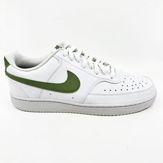 Condition: New Size: Men's 10 Material: Synthetic Color: White Style: Athletic Nike Casual Custom Sneakers For Sports Events, Casual Nike Custom Sneakers, Nike Court Vision, Court Vision, Shoe Boxes, Style Athletic, Boxing Conditioning, Green Olive, White Style