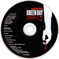 American Idiot (2004) by Green Day Cover Cd, When September Ends, Broken Home, Dearly Beloved, Phone Design