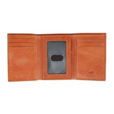 This trifold wallet is beautifully made and provides all of the necessary compartments to keep your items securely stored in place. The RFID blocking helps protect against identity theft and fraud. Made of Leather Travel Trifold Wallet With Id Window, Classic Trifold Wallet With Smooth Grain, Leather Trifold Wallet With Id Window, Modern Brown Trifold Wallet With Rfid Blocking, Leather Trifold Wallet For Business, Brown Trifold Wallet With Rfid Blocking For Business, Brown Rfid Blocking Trifold Wallet For Business, Trifold Wallet With Id Window For Everyday Use, Trifold Rfid Blocking Business Wallet