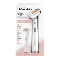 Beautifully designed for sleek precision, Flawless Legs leaves skin smooth for days by removing hair with a pain-free experience. Beautifully designed for sleek precision, Flawless Legs leaves skin smooth for days by removing hair with a pain-free experience. FEATURES Slim, easy to hold design for maximum comfort and control Electric razor with a rotating head that pivots 180 degrees to instantly remove hair from legs, ankles and knees For use on wet or dry skin, protective sensi-guard technolog Razor Burn, Remove Hair, Razor Burns, Ingrown Toe Nail, Electric Razor, Health Planner, Hair Remover, Shaved Hair, Hair Trimmer