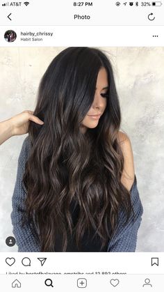 Long Dark Hair, Long Brown Hair, Brown Blonde Hair, Dark Brown Hair, Brown Hair Colors, Brunette Hair, Clip In Hair Extensions, Ombre Hair, Brunette Hair Color